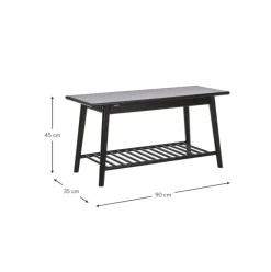 Banco Zapatero De Bambu Noble