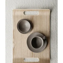 Bandeja Decorativa De Madera Wilo, 36 Cm