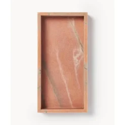 Bandeja Decorativa Pequena De Marmol Venice