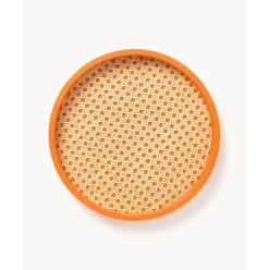 Bandeja Redonda Con Tejido Vienes Carina