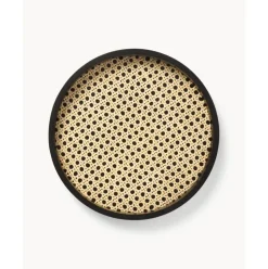 Bandeja Redonda Con Tejido Vienes Carina