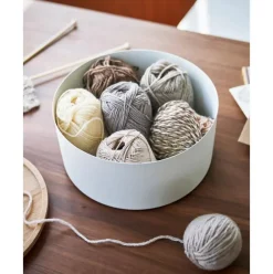 Bote Con Tapadera De Madera Rin