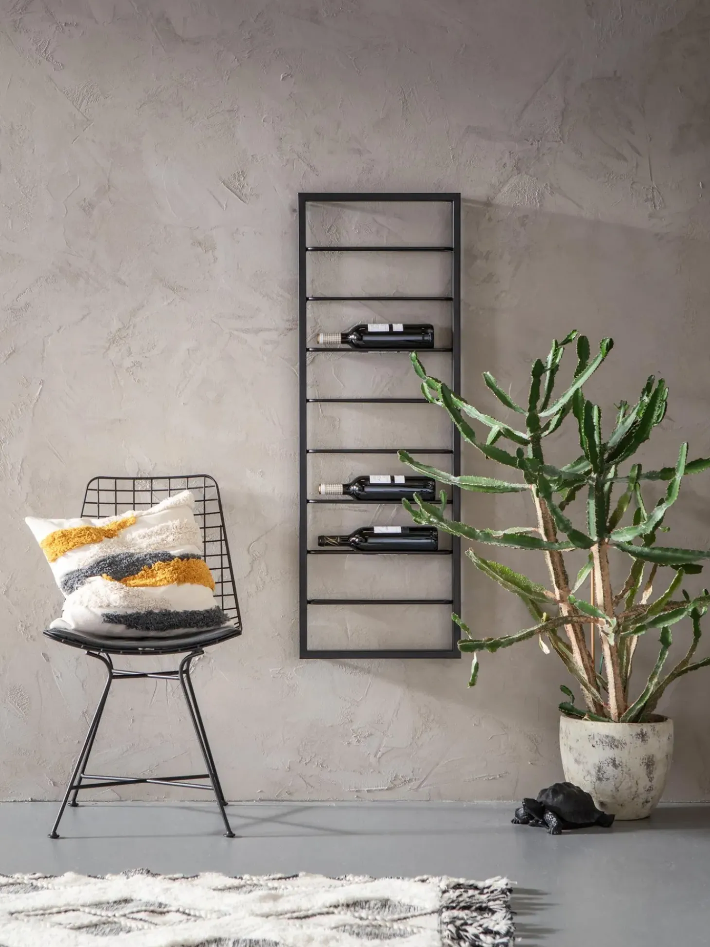 Botellero Colgante Bistro, Para 8 Botellas