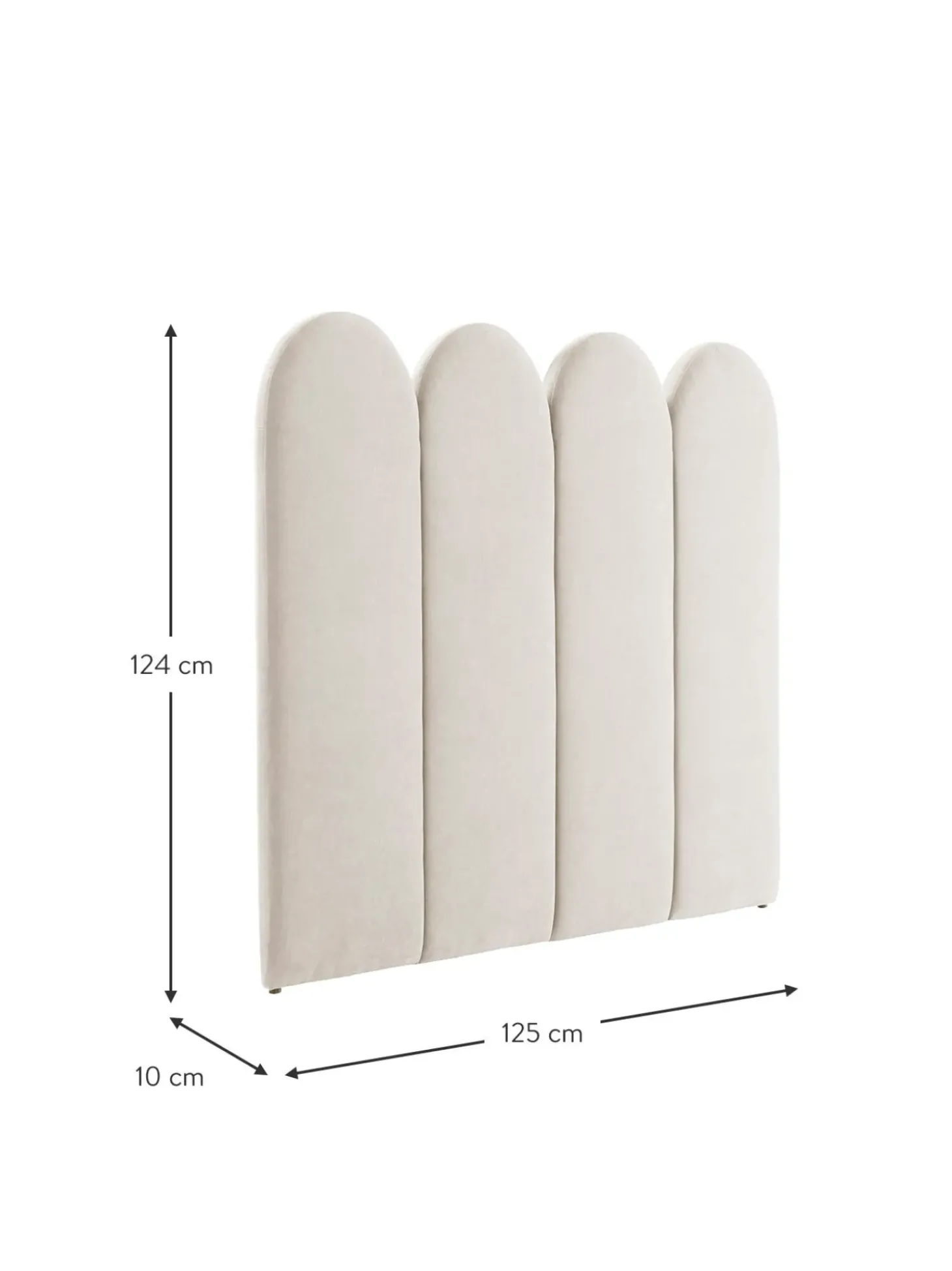 Cabecero Tapizado Chenilla Miami