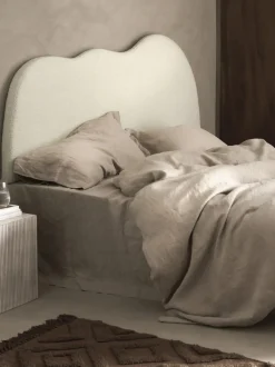 Cabecero Tapizado En Boucle Wave