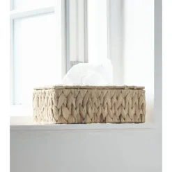 Caja De Panuelos De Fibras Naturales Cleana