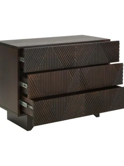 Cajonera De Madera De Mango Maciza Louis