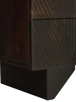 Cajonera De Madera De Mango Maciza Louis
