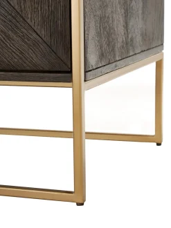 Cajonera De Madera Maciza De Mango Harry