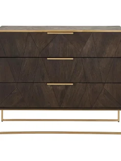 Cajonera De Madera Maciza De Mango Harry