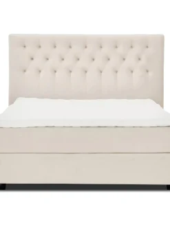 Cama Continental De Terciopelo Premium Pheobe