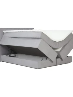 Cama Continental Livia, Con Espacio De Almacenamiento