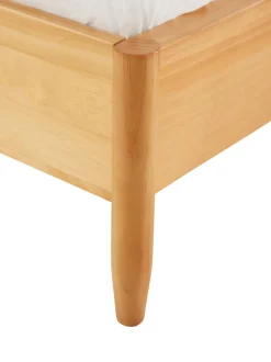 Cama De Madera De Pino Maciza Windsor, Con Cabecero