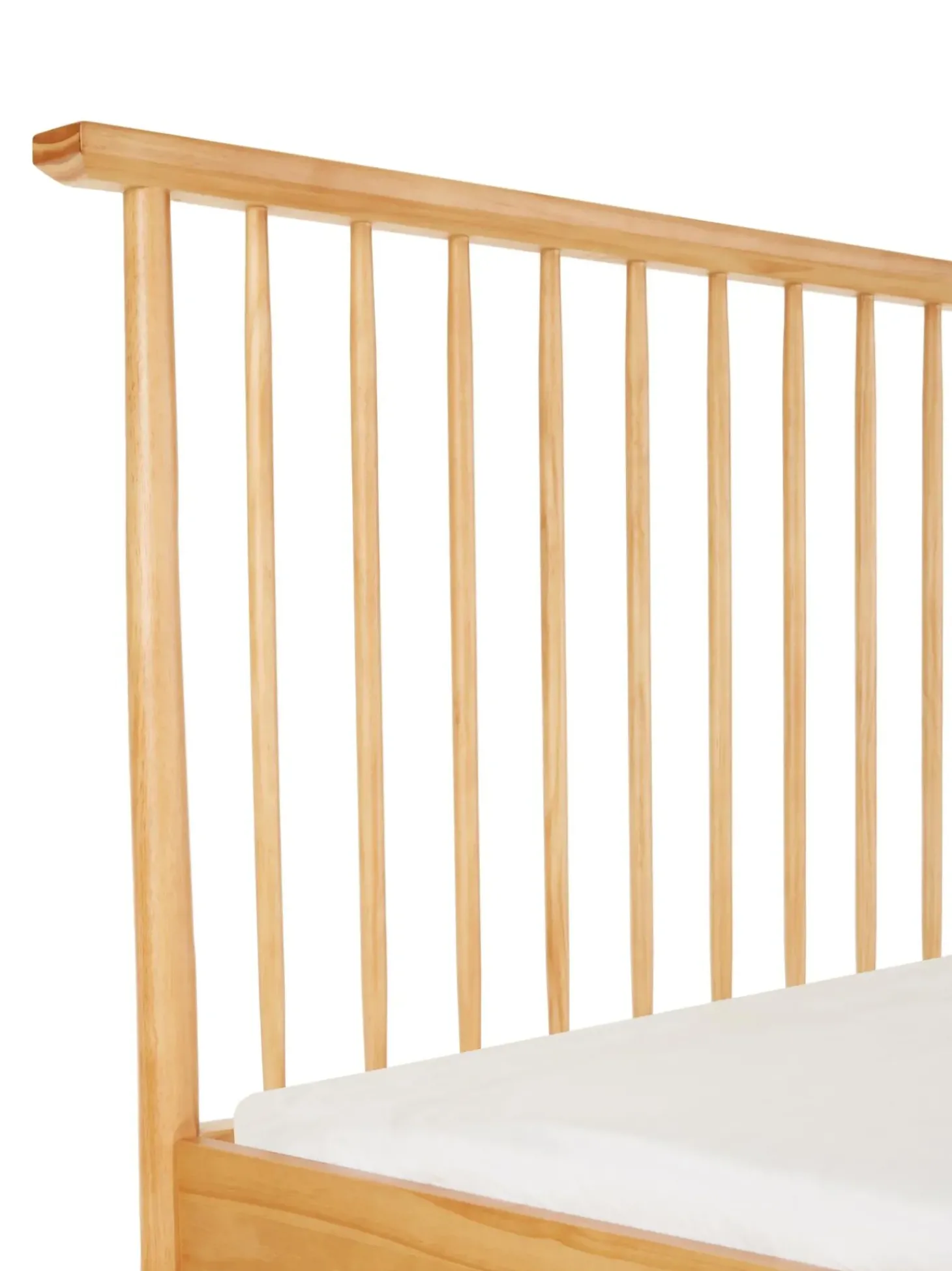 Cama De Madera De Pino Maciza Windsor, Con Cabecero