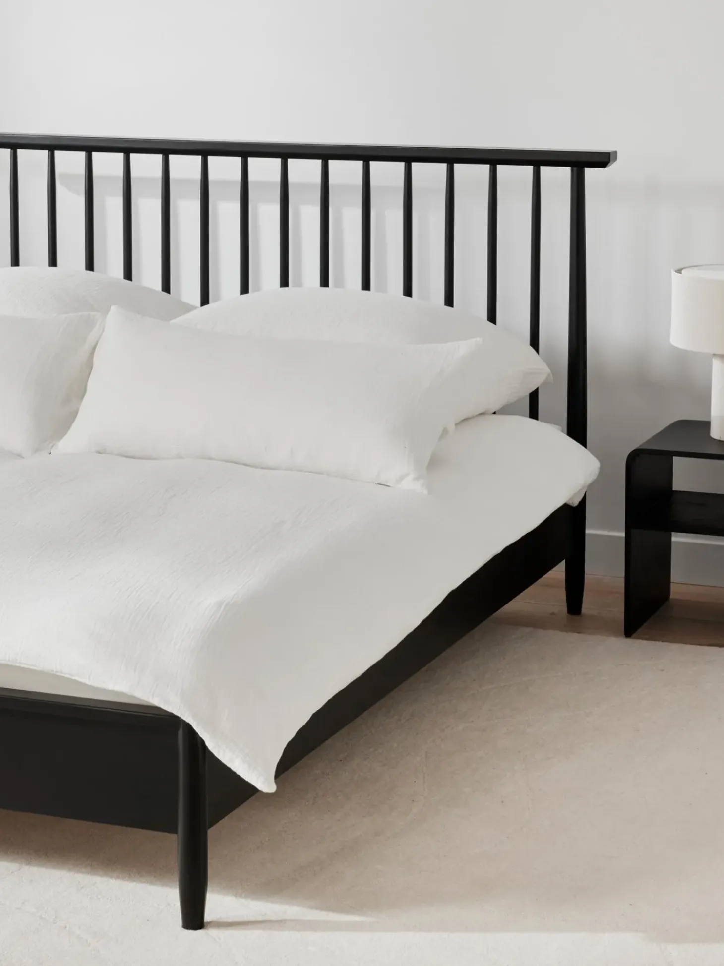 Cama De Madera De Pino Maciza Windsor, Con Cabecero