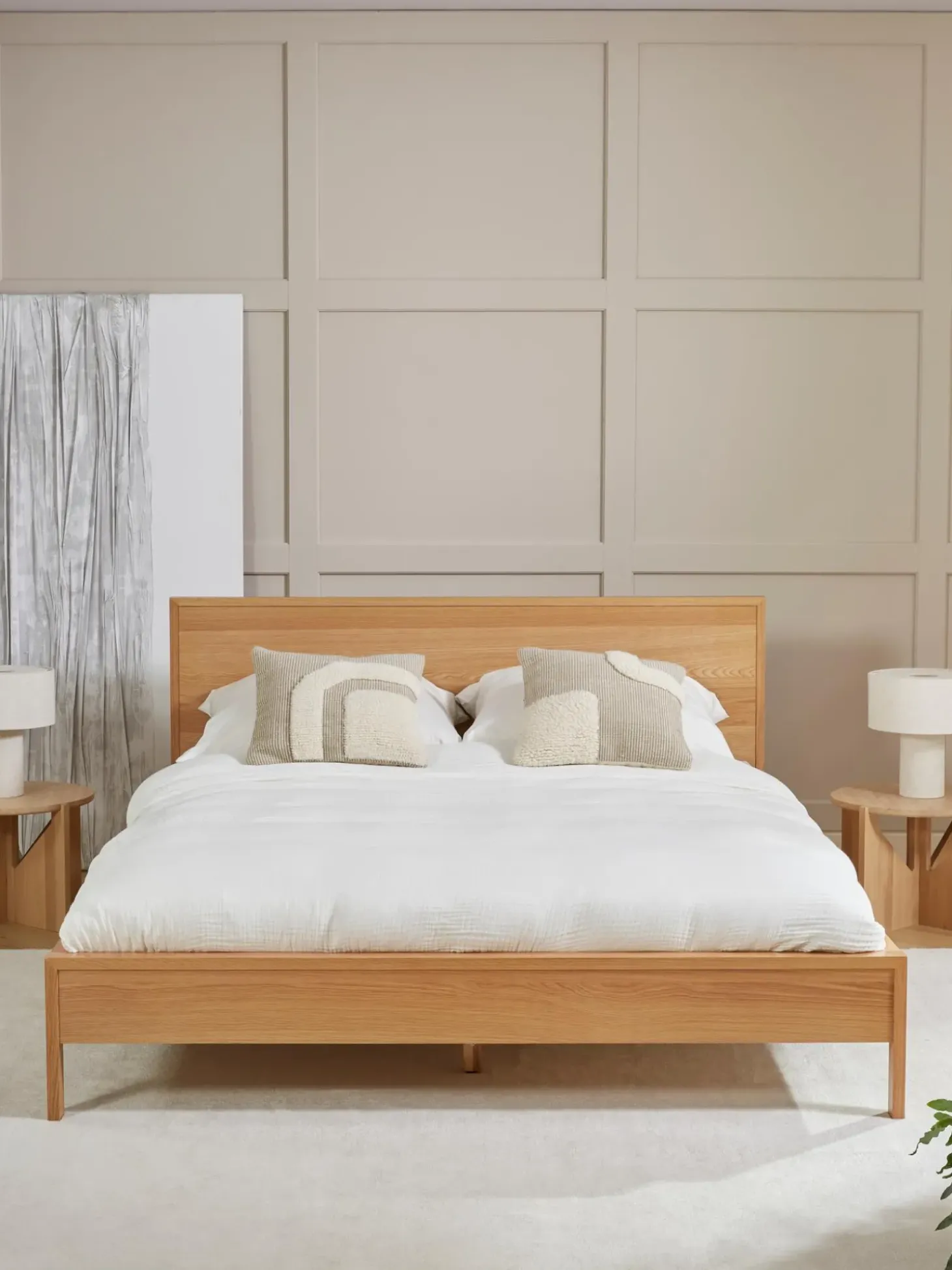 Cama De Madera Tamica, Con Cabecero