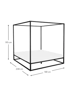 Cama De Metal Con Dosel Belle