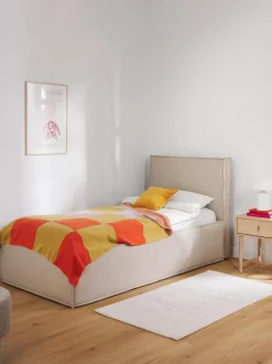 Cama Individual Dream, Con Espacio De Almacenamiento
