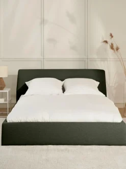 Cama Tapizada Cloud, Con Espacio De Almacenamiento