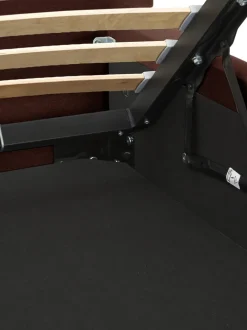 Cama Tapizada Cloud, Con Espacio De Almacenamiento