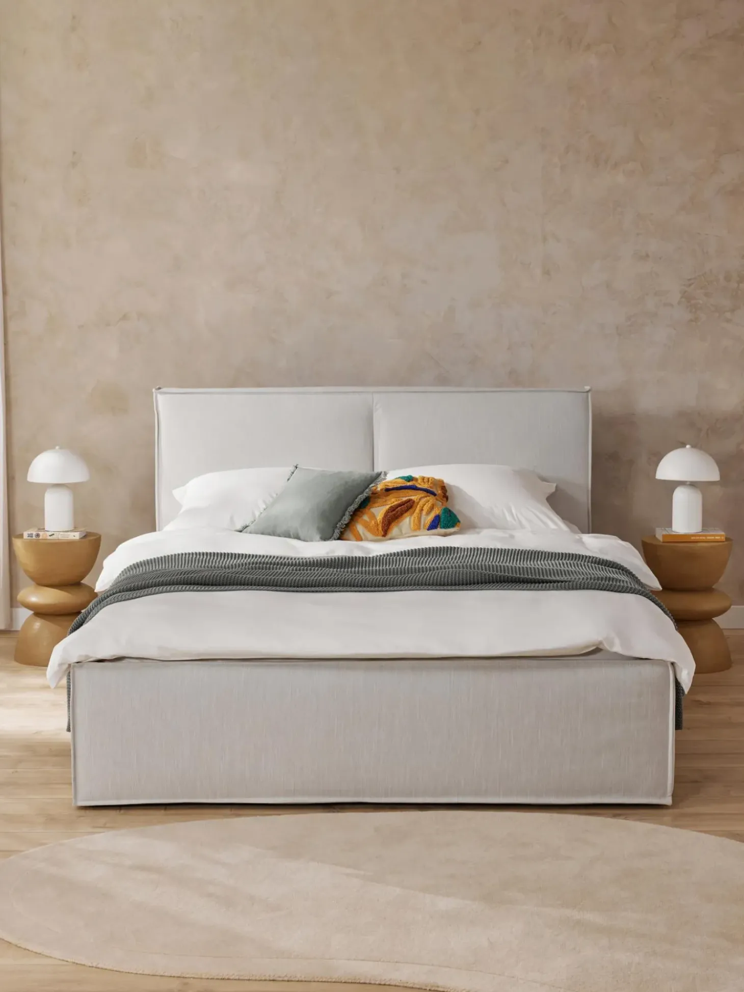 Cama Tapizada Dream, Con Espacio De Almacenamiento