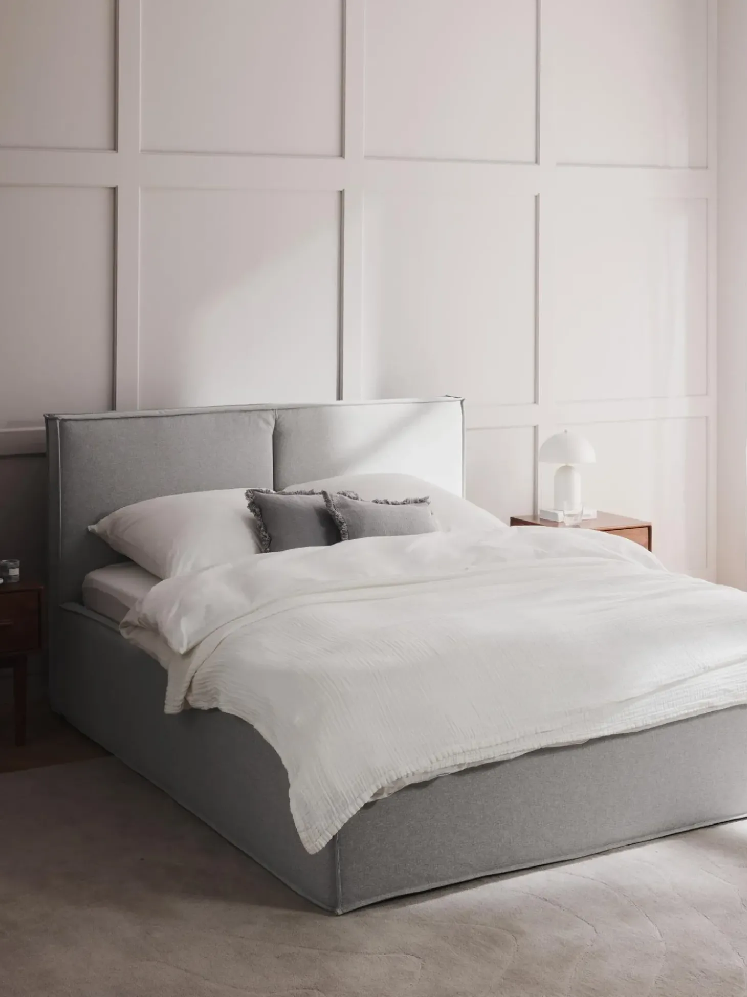 Cama Tapizada Dream, Con Espacio De Almacenamiento