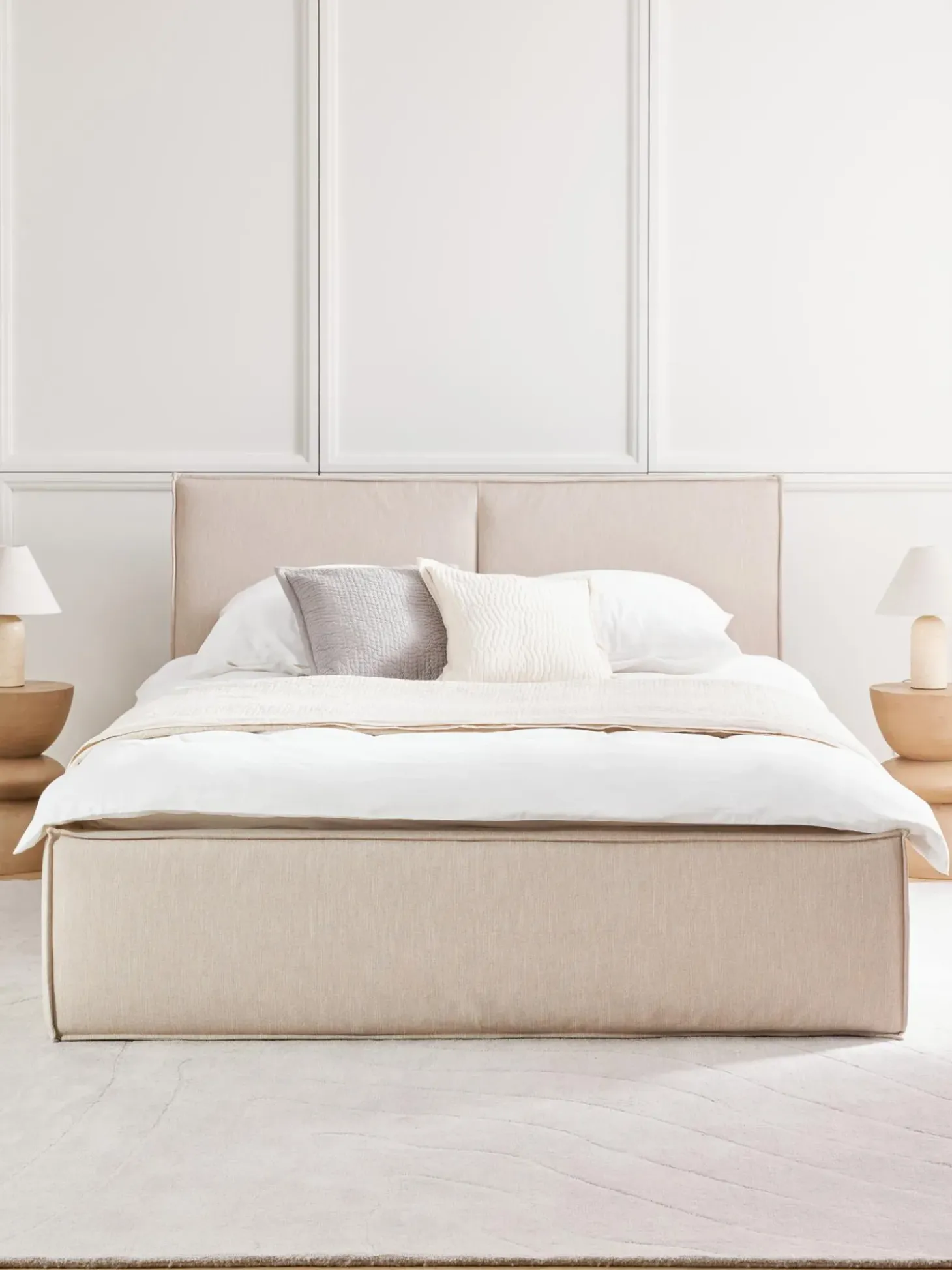 Cama Tapizada Dream, Con Espacio De Almacenamiento