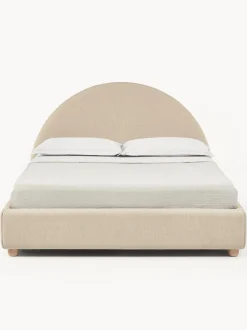 Cama Tapizada Ebba, Con Espacio De Almacenamiento