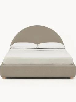 Cama Tapizada Ebba, Con Espacio De Almacenamiento