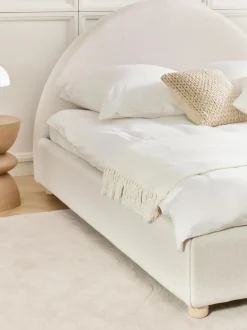 Cama Tapizada Ebba, Con Espacio De Almacenamiento