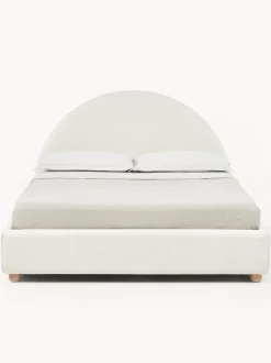 Cama Tapizada Ebba, Con Espacio De Almacenamiento