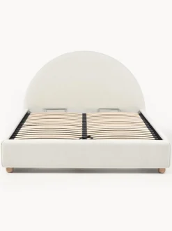 Cama Tapizada Ebba, Con Espacio De Almacenamiento