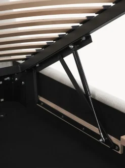 Cama Tapizada Ebba, Con Espacio De Almacenamiento