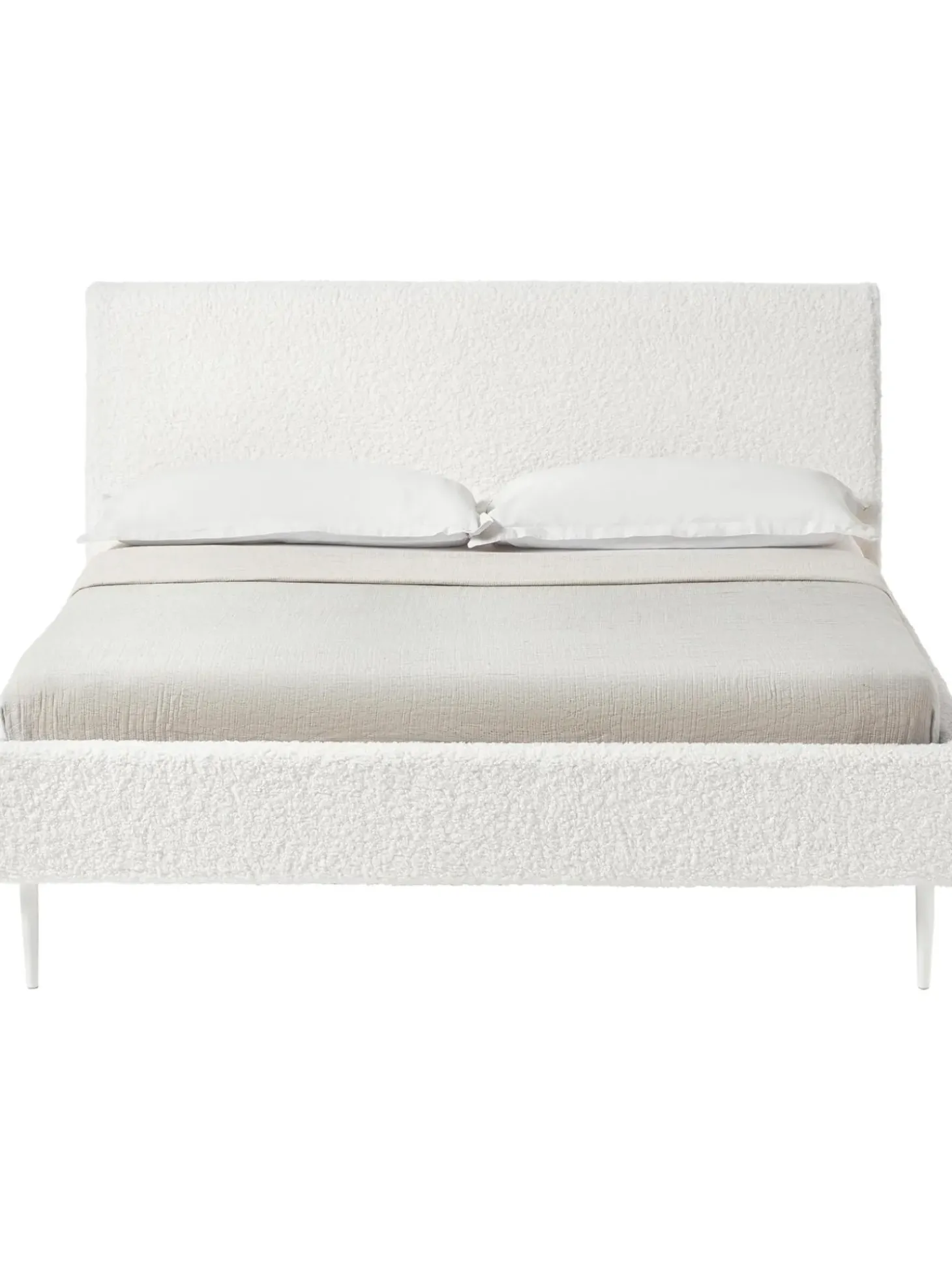 Cama Tapizada En Borreguillo Layla