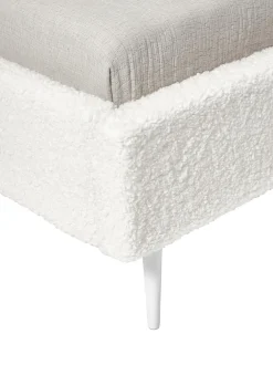 Cama Tapizada En Borreguillo Layla