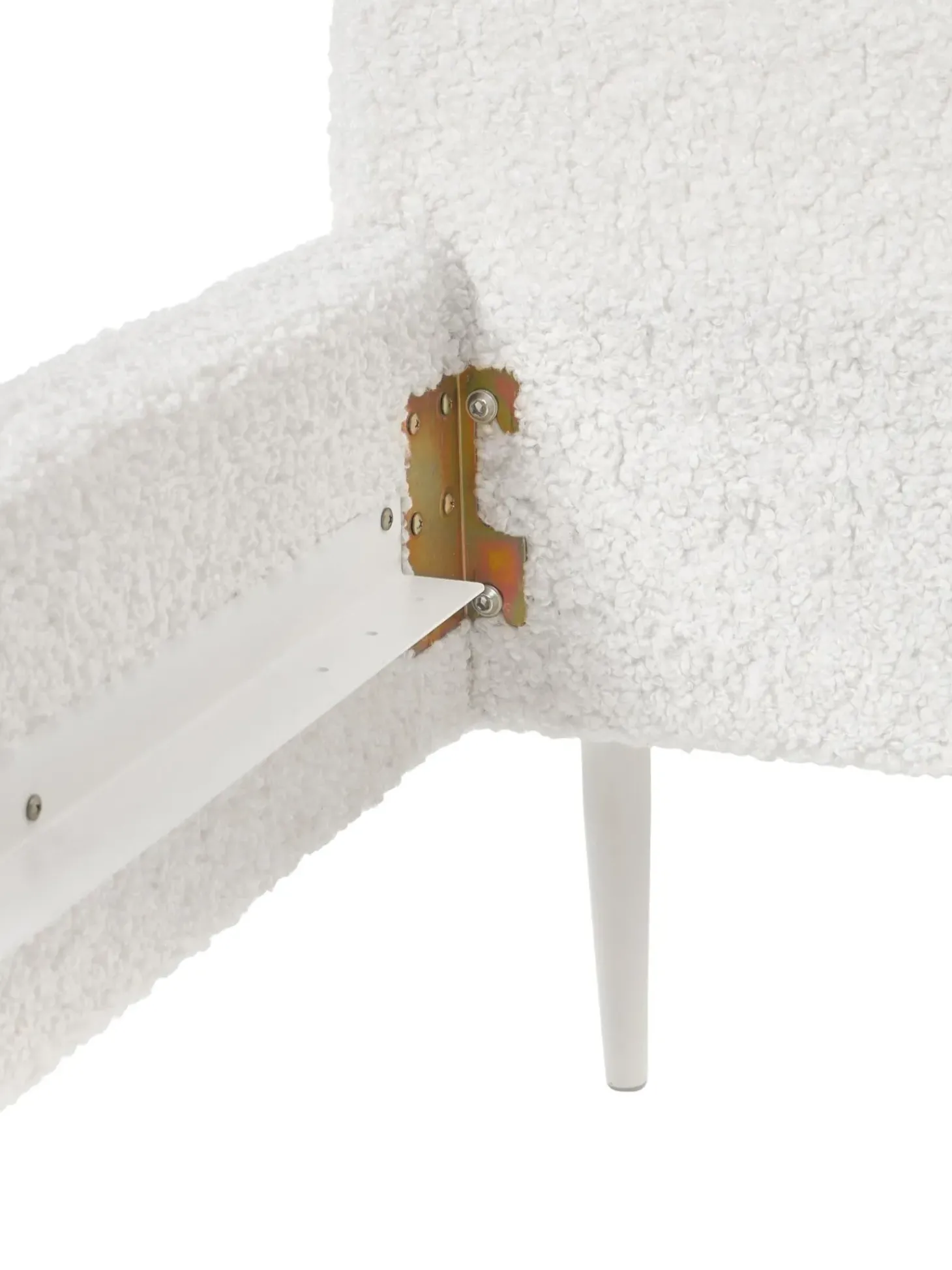 Cama Tapizada En Borreguillo Layla