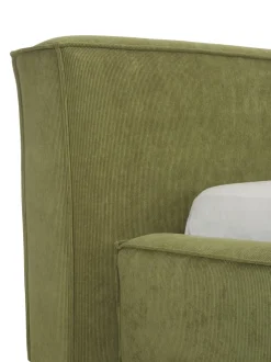 Cama Tapizada En Pana Lennon, Con Espacio De Almacenamiento