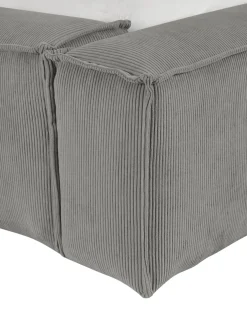 Cama Tapizada En Pana Lennon, Con Espacio De Almacenamiento