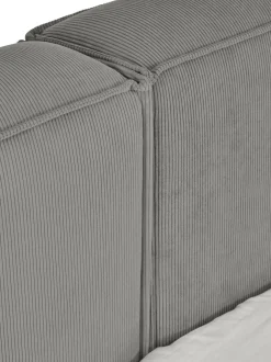 Cama Tapizada En Pana Lennon, Con Espacio De Almacenamiento