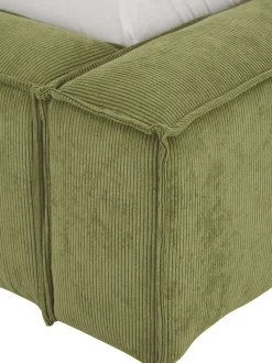 Cama Tapizada En Pana Lennon