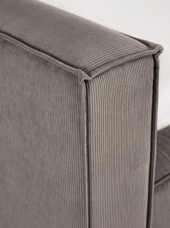 Cama Tapizada En Pana Lennon, Con Espacio De Almacenamiento