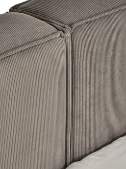 Cama Tapizada En Pana Lennon