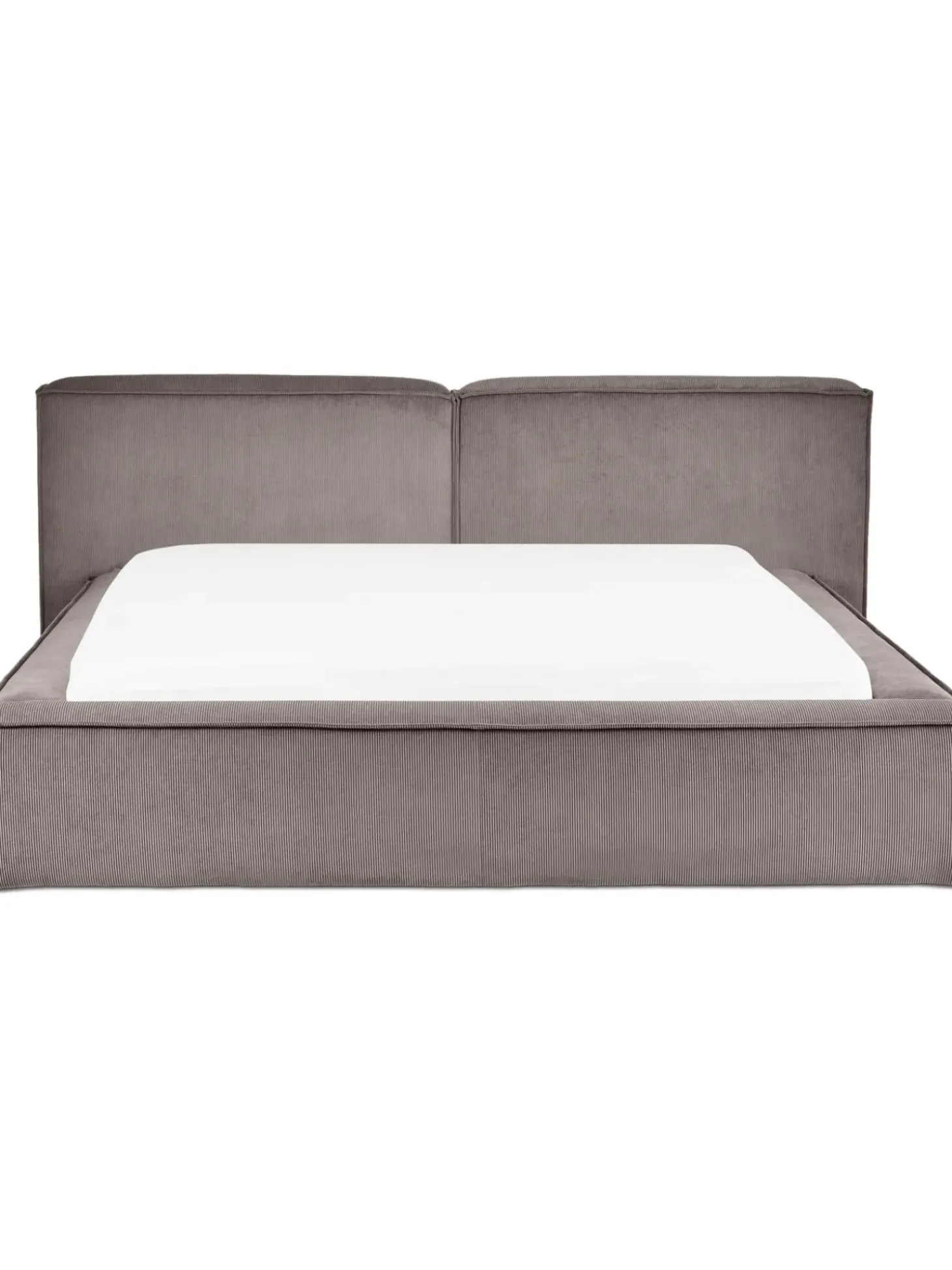 Cama Tapizada En Pana Lennon