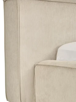 Cama Tapizada En Pana Lennon