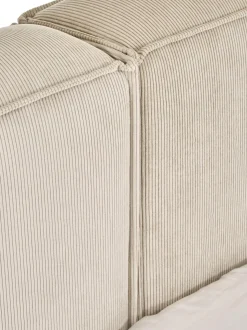 Cama Tapizada En Pana Lennon