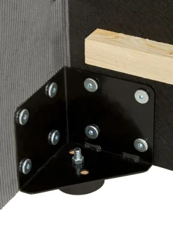 Cama Tapizada En Pana Lennon