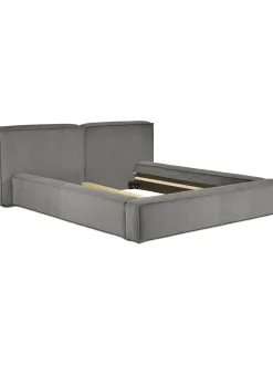 Cama Tapizada En Pana Lennon