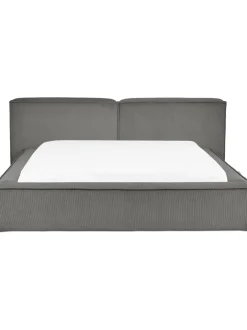 Cama Tapizada En Pana Lennon