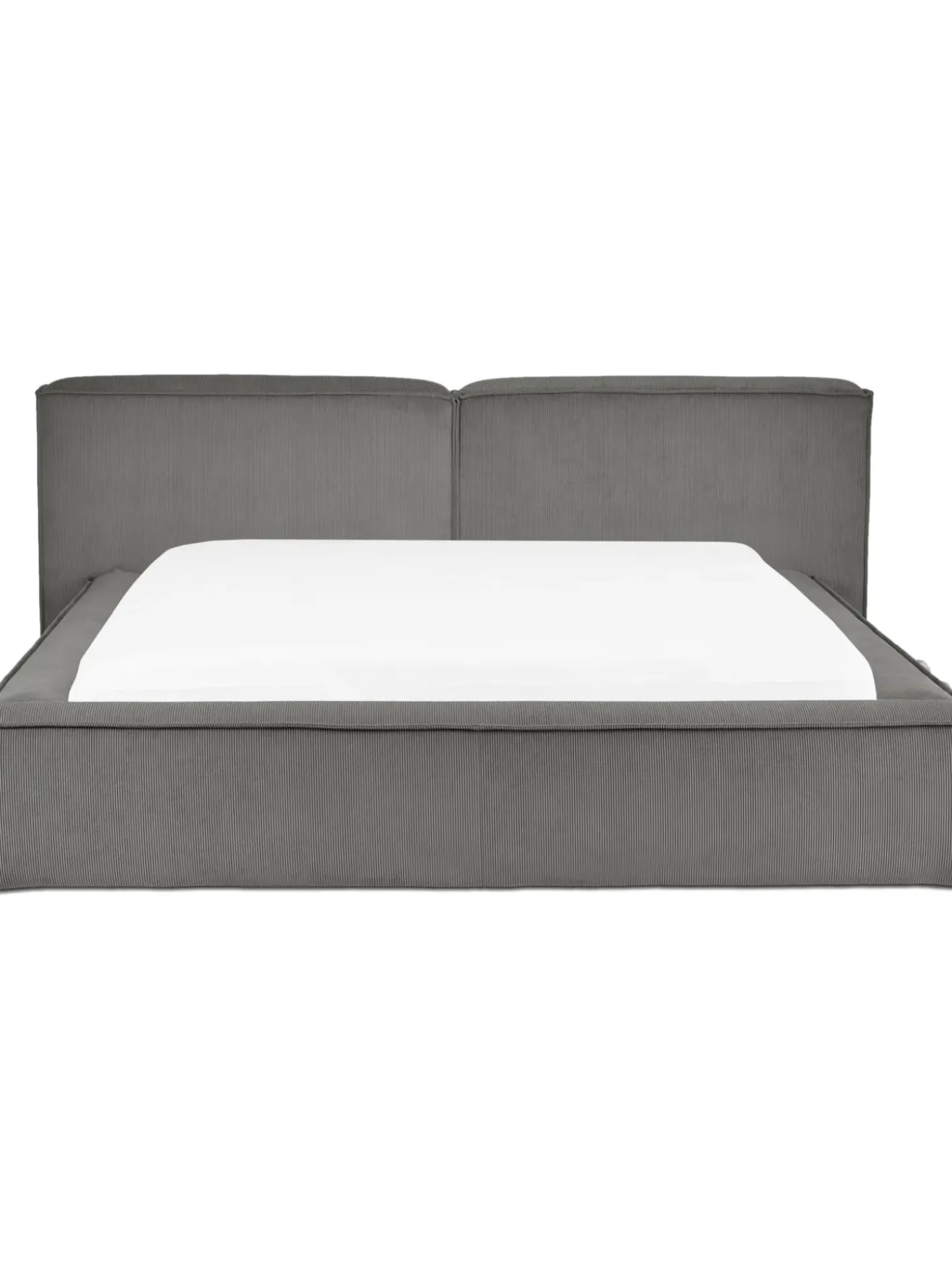 Cama Tapizada En Pana Lennon