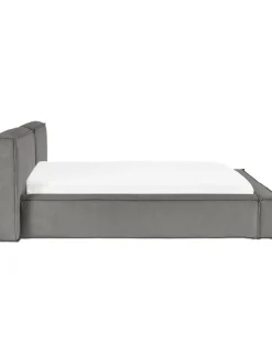 Cama Tapizada En Pana Lennon